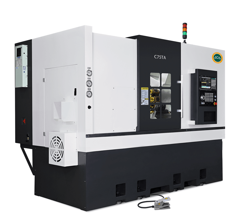 C75TA Power Turret with Tailstock Turn-Mill Machining Center (With Y-Axis)