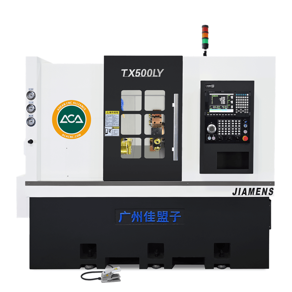 TX500LY Power Turret with Tailstock Turn-Mill Machining Center (With Y-Axis)