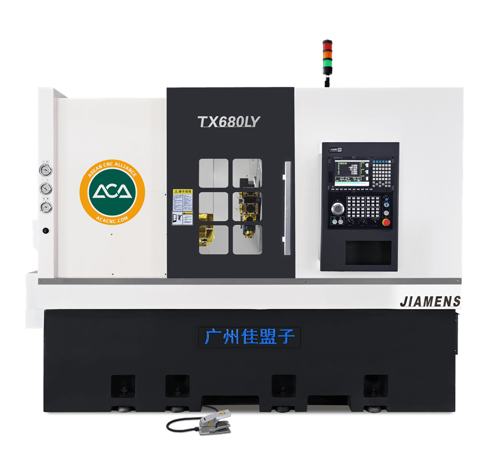 TX680LY Power Turret with Tailstock Turn-Mill Machining Center (With Y-Axis)